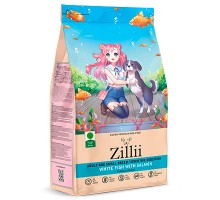 ZILLII ADULT  DOG SMALL BREED SENSITIVE DIGESTION White Fish with Salmon, 800г
