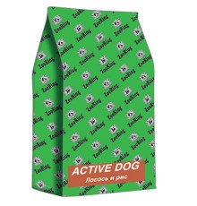 ZooRing Active Dog Лосось и рис, 10кг