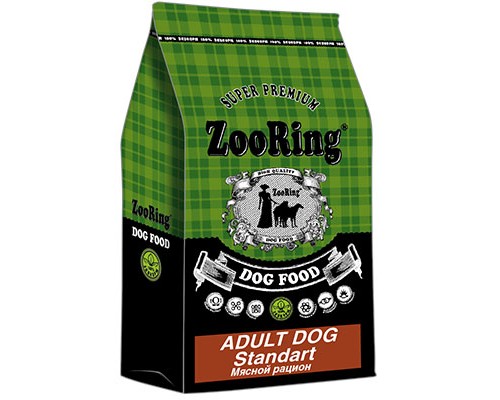 ZooRing Adult Dog Standart Мясной рацион, 10кг